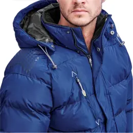 Mens Balkan Insulated Jacket Close Up Collar